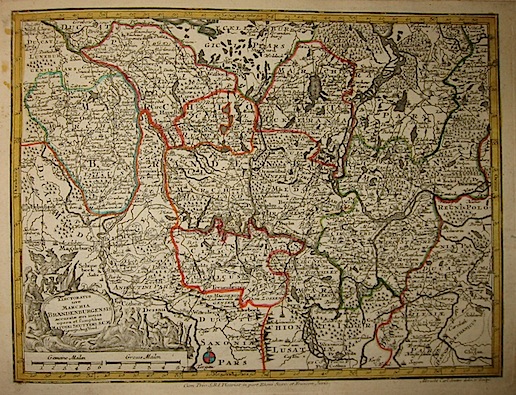 Seutter Matthaeus (1678-1757) Electoratus sive Marchia Brandenburgensis... s.d. (ma 1744) Augsburg, presso C.Lotter